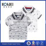 OEM Service Wholesale Children Wear Kids Polo T-shirt