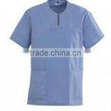 Wholesale 100% Cotton Medical Short Sleeve Unisex Green Surgical Gown thumbnail-2