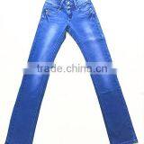 Lady's Classic Straight Denim Long Pants thumbnail-1
