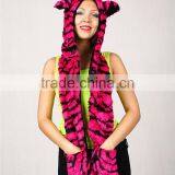 Excellent Quality Hot Sale Outdoor Plush Animal Toy Hood Hats thumbnail-1