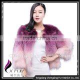 CX-G-A-01B High Fashion Professional Fur Raccoon Fur Coat And Jacket thumbnail-4