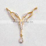 Tanmaniya Gold Pendant Set [DTPS # 000015] thumbnail-1