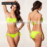 Multicolor Plus Size Swimsuits Bikini Swimwear With Swim Trunks thumbnail-2