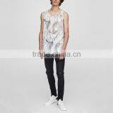 OEM Factory Man Tank Top Summer Vest Custom Printing Vest thumbnail-2