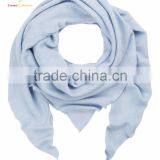 Triangle Solid Color Cashmere Silk Scarf thumbnail-1