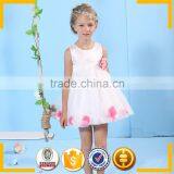 White Sleeveless Formal Flower Girl Dresses Teenage Girls Clothes thumbnail-1
