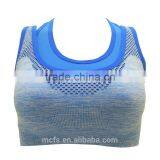 Latest Style Hollow Out Fitness Bra Underwear Seamless Sexy Women Sports Bra Top thumbnail-1