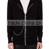 Double-Faced Cotton Zip-Front Hoodie thumbnail-4