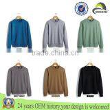 Fashion100% Cotton Men's Fleece Round Neck Blank Hoodies Sweatershirts thumbnail-1