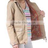 Classic Plaid Hooded Jacket PQ335 thumbnail-4