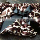 Cute Pink Satin Baby Bloomer With Ruffle Diaper Cover Animal Bloomer With Bow BABY Diaper Cover Baby Satin Bloomer thumbnail-1