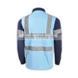 IS09001/BSCI Factory High Visibility Reflective Safety Polo Shirt thumbnail-3