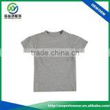 OEM High Quality Cotton Kids Sport T Shirt In Grey thumbnail-1
