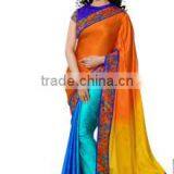Attractive Party Wear Sarees 17419 thumbnail-1