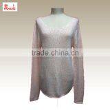 100%Acrylic Basic Sweater Woolen Sweater Design for Ladies thumbnail-1