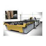 Continuous Up - Down Cutting Automatic Fabric Cutter Machine 75mm Thickness