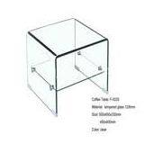 F-002S Clear Coffee Table