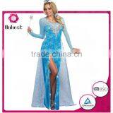 Wholesale Cheap Cartoon Costume for Adult Elegant Costume Frozen Hot Anna Dress Anna Costume thumbnail-4