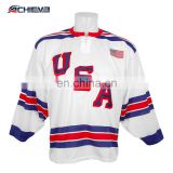 Blank sublimation jerseys print hockey goalie