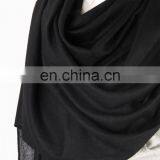 Worsted 80s Cashmere Diamond Pattern Thin Soft Shawl Autumn Winter Lady Plain Color Jacquard Pashmina Scarf thumbnail-6