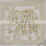 JARI ELEPHANT EMBROIDERY CUSHION COVERS Mixed Elephant Designs thumbnail-2