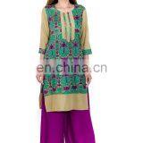 100% Viscose Made Designer Woman Kurtis in Whole Prices With Beautiful Colors Manufacturer thumbnail-1
