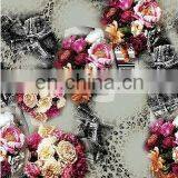 Custom Digital Printed 85 Polyester 15 Spandex Fabric