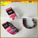 Custom Promational Polyester Elastic Wristband for Festival thumbnail-2