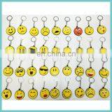 New Developed 36 Styles Soft PVC Emoji Keychains thumbnail-1