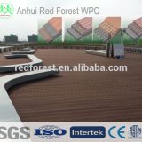 Red Brown Outdoor WPC Solid Decking