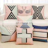English Alphabet Geometric Pattern Car Sofa Bed Fashion Cushion thumbnail-6