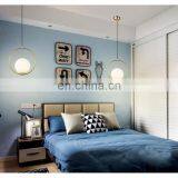 Glass Globe Chandelier Bedside Retro Decorative Pendant Lamp thumbnail-5