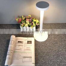 Top Seller Hotel Deco Rechargeable Battery Operated White Cordless LED Table Lamp Reading Lamp Amazon