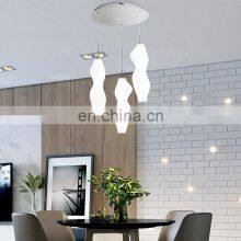 Plastic Shade Designer Modern Indoor Pendant Lighting Hanging Lamp For Home thumbnail-3
