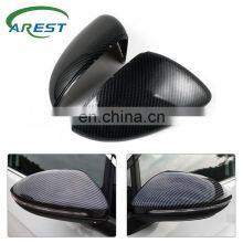 Car Carbon Fiber Wing Rearview Mirror Covers Cap For VW GTI Golf MK7 E-Golf SportWagen Altrack R 5G0 857 538 537 E ABS thumbnail-1