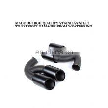 304 Steel Oval V8 Car Muffler Pipes for Porsche Cayenne 958 Turbo GTS Sport 11-14 thumbnail-5