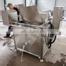 China Factory LONKIA Supplier Cheapest Stainless Steel Deep Fryer Machine With Oil Filtration Device thumbnail-5