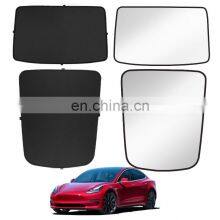 For Tesla Glass Top Roof Mesh Sunshade Car Skylight Blinds Shading Net Kit Model 3 Car Accessories Sun Visor Curtain thumbnail-3