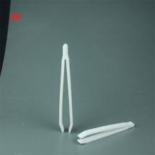 High Temperature Resistance Lab White PTFE Forceps PTFE Tweezers 200MM Size thumbnail-4