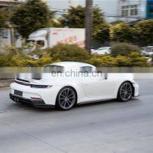 Runde GT3 For Porsche 992 Upgrade GT3 Body Kit Front Bumper Rear Bumper Hood Spoiler Exhaust Rear Engine Cover Side Skirts thumbnail-3