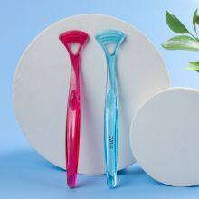 PERFCT Dental Care CE Approval Rubber Scraper Tongue Cleaner Brush Customized