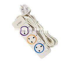 High Quality UK Plug 3 Way 4 Way 5 Way Universal Power Strip Extension Socket With Fuse