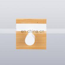 Popular Hot Selling ODM Bamboo Wall Hanger Hooks Self-Adhesive Wood thumbnail-2