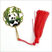 Metal Leaf Bodhi Leaf With Tassel Book Flower Bookmark thumbnail-2