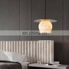 Interior Decorative Dining Room Bedroom Modern Alabaster Chandelier Fancy Lights for Home thumbnail-4