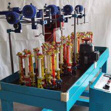 16 Strands 4 Head High Speed Braiding Machine for Shoes Laces and Rope With Take up thumbnail-4