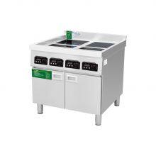 Open Kitchen Style Induction Steamer With PLC Control and 10L Capacity thumbnail-1