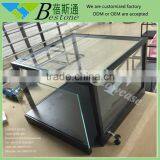 Matt Paint MDF Showcase Small Sliding Door Storage Cabinet on Table Top thumbnail-1