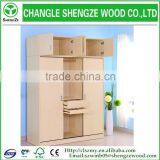 Cheap Wooden Wardrobe Cabinet Factory DIrect Sale thumbnail-1
