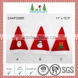 Red color christmas santa hat